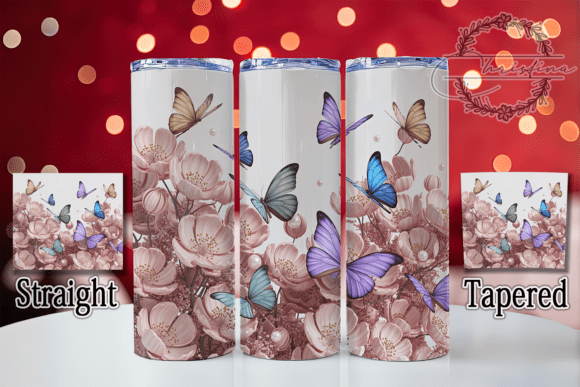 3D Birth Flower Butterfly Tumbler Design: A Stylish Digital Solution for Modern Drinkware Projects