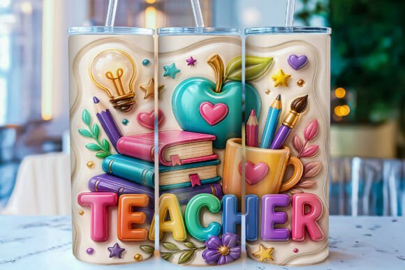 3D Inflated Bee Kind Tumbler Wrap PNG: A Cheerful Design for Positive Personalization