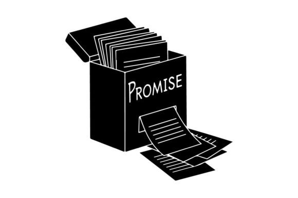 3D Open Black Gift Box with Promise Mess – A Versatile Design Asset for Creatives