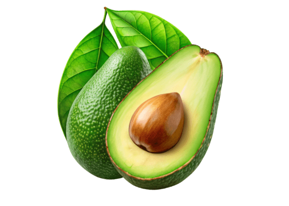 Avocado with Clipping Path 3D Icon File: A Versatile Graphic for Creative Designers