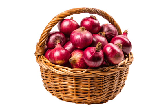 Basket Full of Onions 3D Rendering PNG: A Strategic Design Asset for Entrepreneurs and Creators