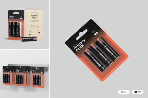 Battery 3D Mockup: A Comprehensive Guide for Packaging and Product Presentation