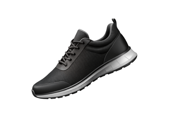 High-Quality Men Shoes 3D Rendering PNGs for Creative Projects