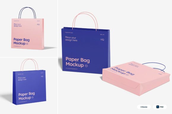 How the Paper Bag 3D Mockup is Revolutionizing Retail Branding and Packaging Design