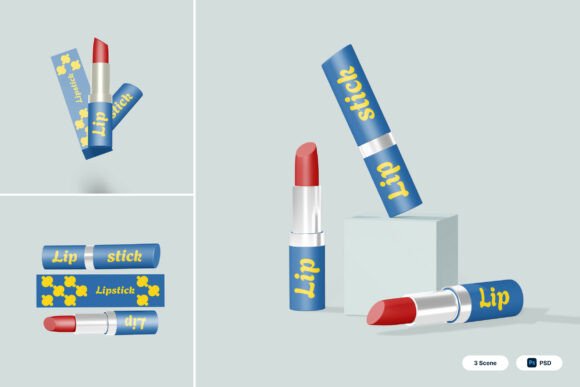 Lipstick 3D Mockup: A Smart Choice for Modern Beauty Branding