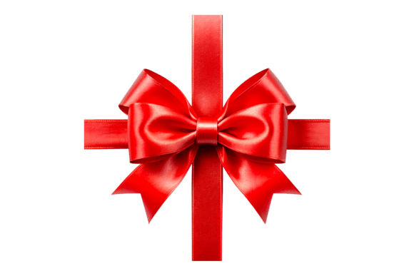 Red Ribbon with a Bow 3D Rendering PNG: A Modern Design Essential for Creative Professionals