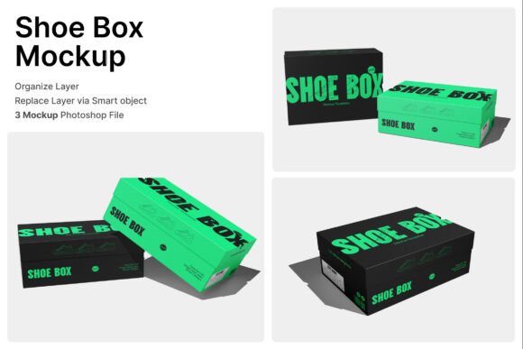 Shoe Box 3D Mockup: A Strategic Tool for Footwear Branding and Packaging Design